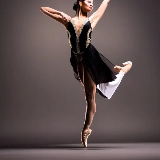 An image showcasing a dancer mid-performance, capturing the dynamic movement and energy