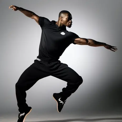 An image capturing the energy and innovation of Rennie Harris, a pioneer in hip hop choreography