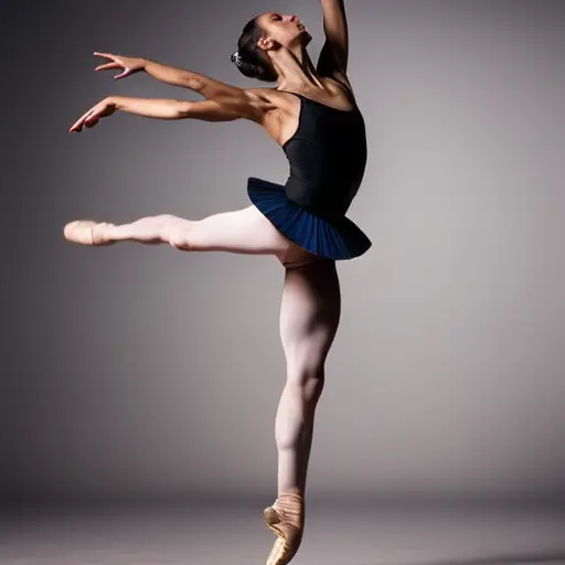 An image featuring a graceful ballet dancer effortlessly transitioning into a contemporary dance move, blending the classical elegance of ballet with the dynamic and fluid movements of modern choreography