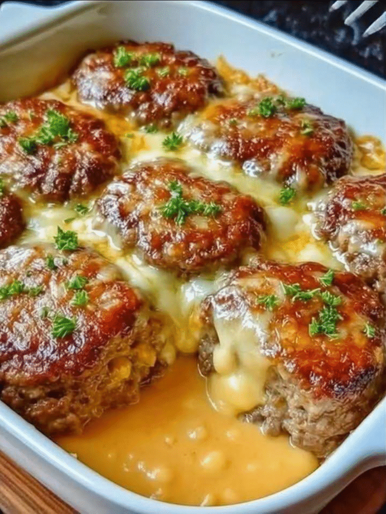 Amish Hamburger Steak Bake