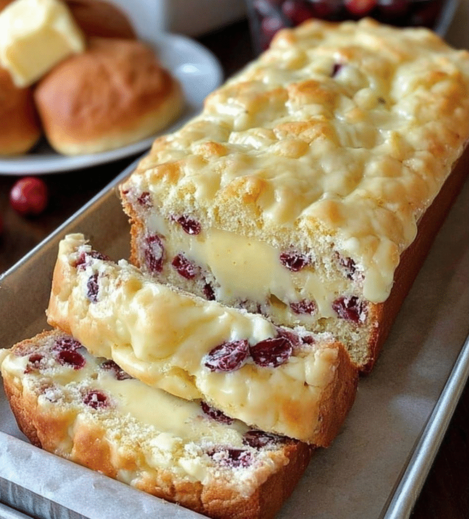 Cream Cheese Cranberry Loaf