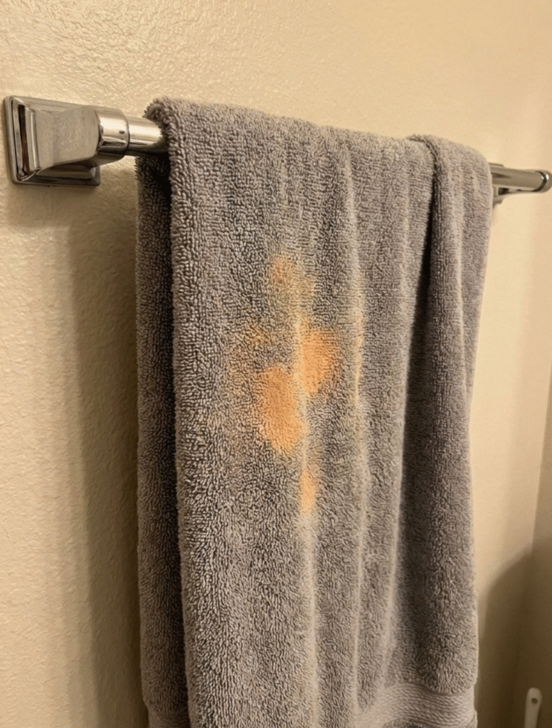 Why Your Towels Get Orange Stains That Won’t Wash Out