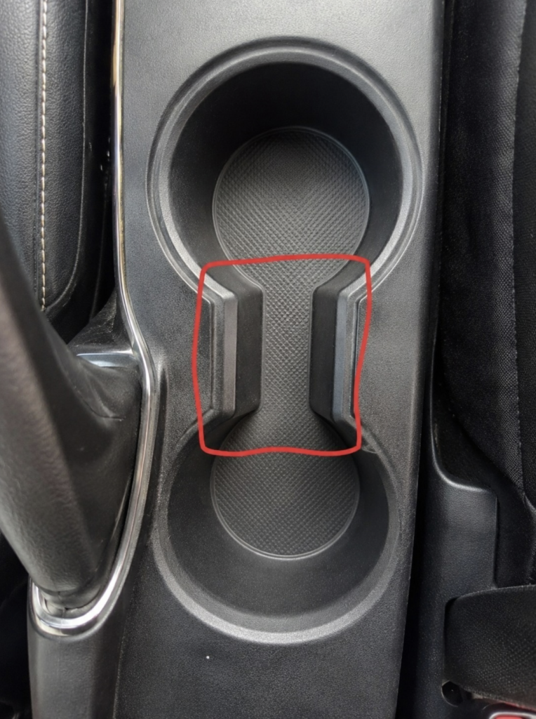 What Is the Weird Gap Between Car Cup Holders For?
