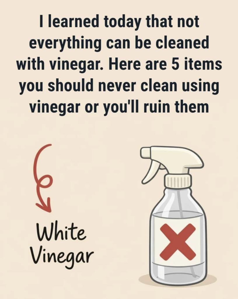 5 Things You Should Never Clean With Vinegar (And What to Use Instead)