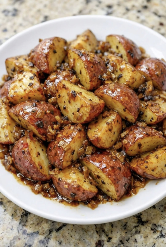 Slow Cooker Onion Butter Potatoes!!
