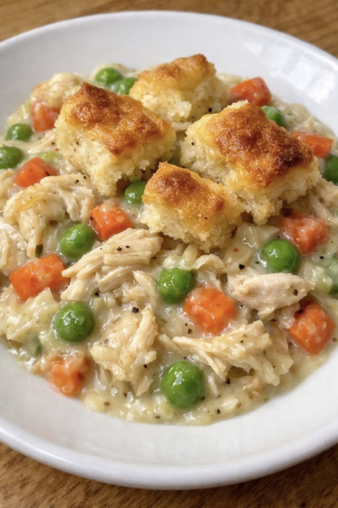 An older church friend passed down this 5-ingredient comfort meal where you just toss it all in and walk away. Every bite melts in your mouth with ric