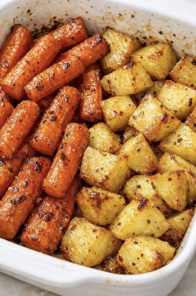 An older Amish woman taught me this 4 ingredient root vegetable bake and it has completely transformed my spring dinners
