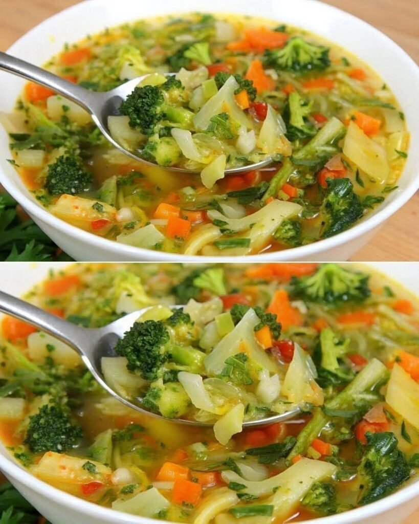 Diese Gemüsesuppe ist Balsam für meinen Magen! Ich esse sie Tag und Nacht! Gesund.