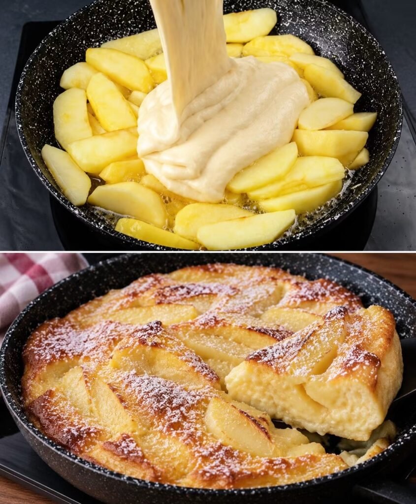 Apfel-Pfannkuchen – einfach, saftig und so lecker, dass man sie jede Woche backen möchte
